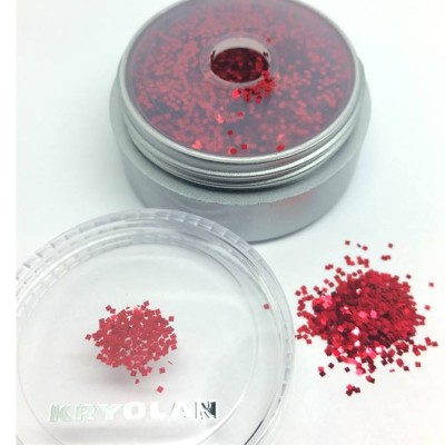 Kryolan Glitter  Bright Red